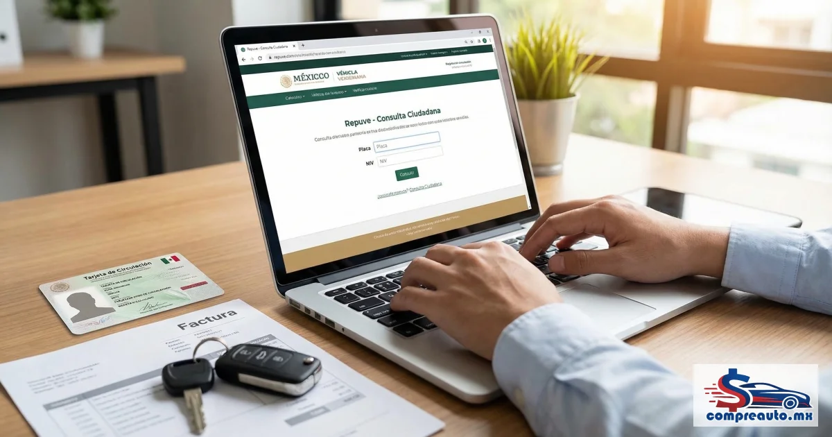 Verificar Auto en REPUVE 2026: Guía Paso a Paso Gratuita